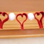 Felt Valentine Banner at createcraftlove.com #felt #banner #valentinesday
