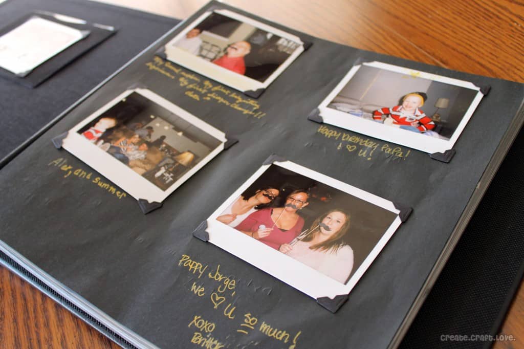Create Your Own Shoot and Scrap Station at createcraftlove.com #partyideas
