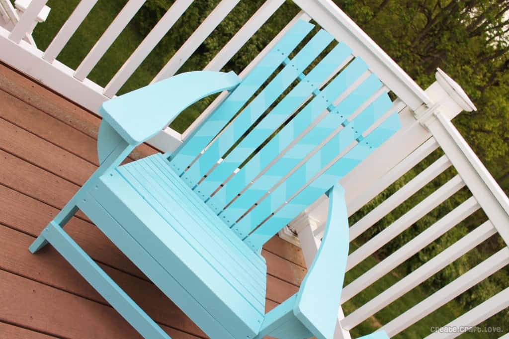 Furniture DIY {Mommy's Timeout Chair} at createcraftlove.com #furniture #diy