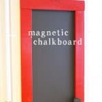 Magnetic Chalkboard via createcraftlove.com #chalkboard #DIY