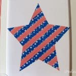 Stars and Stripes Washi Tape Art via createcraftlove.com #fourthofjuly #washitape