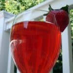 Strawberry Summer Punch via createcraftlove.com #drinks