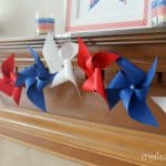 Fourth of July Mantel via createcraftlove.com #fourthofjuly #mantel
