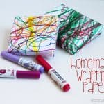homemade wrapping paper