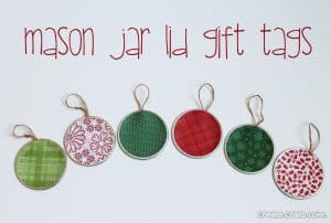 mason jar lid gift tags