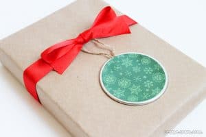 mason jar lid gift tags