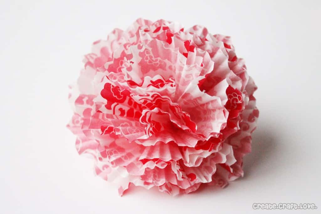 cupcake liner bow