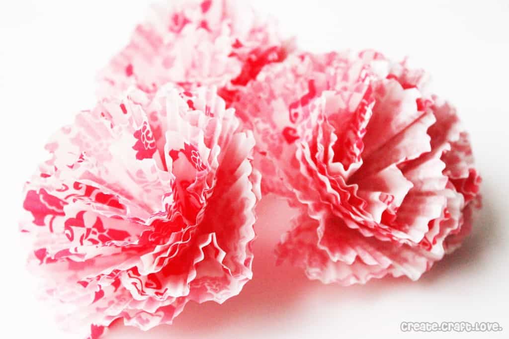 large cupcake liner bows