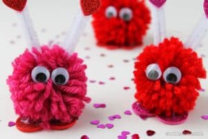 Valentine Pom Monsters