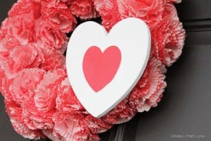cupcake liner wreath