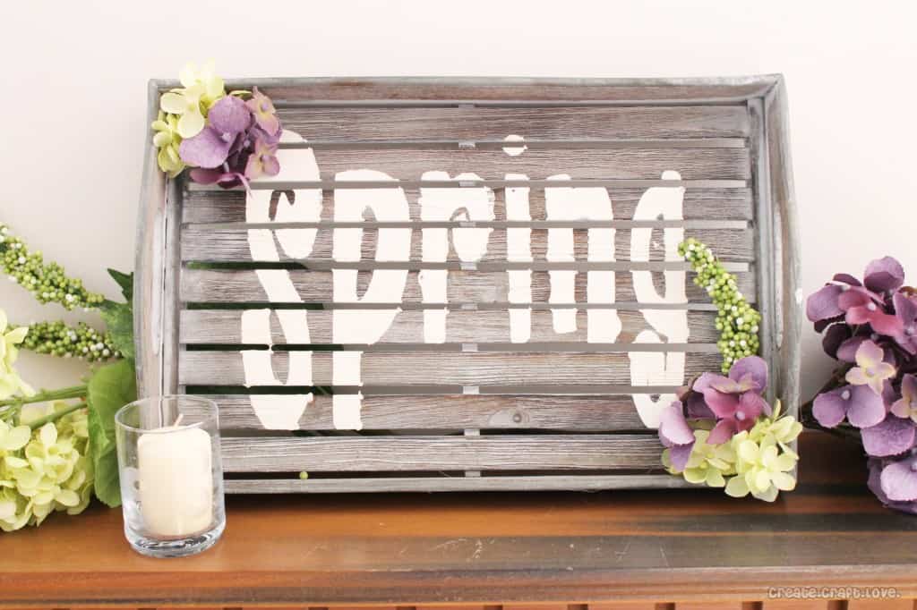 Spring Palette Art at createcraftlove.com #spring #palettes