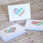 Washi Tape Valentines via createcraftlove.com #valentines #washitape