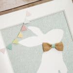 Bunny Silhouette Art via createcraftlove.com for livelaughrowe.com #bunny #easter #vinyl