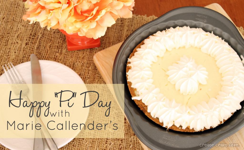 Happy Pi Day with Marie Callender's via createcraftlove.com #keylimepie #piday