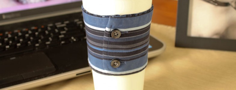 No Sew Coffee Sleeve