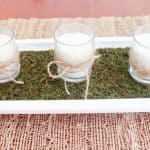 Moss and Twine Summer Centerpiece via createcraftlove.com #summer #centerpiece #moss #candles #twine