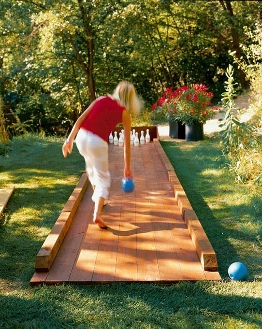 Outdoor Bowling Alley