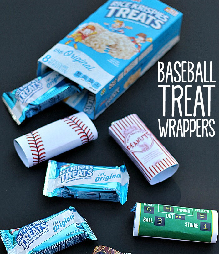 Baseball Treat Wrappers