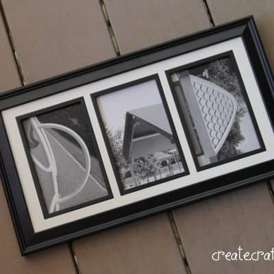 Letter Art for Father's Day via createcraftlove.com #letterart #fathersday #giftideas