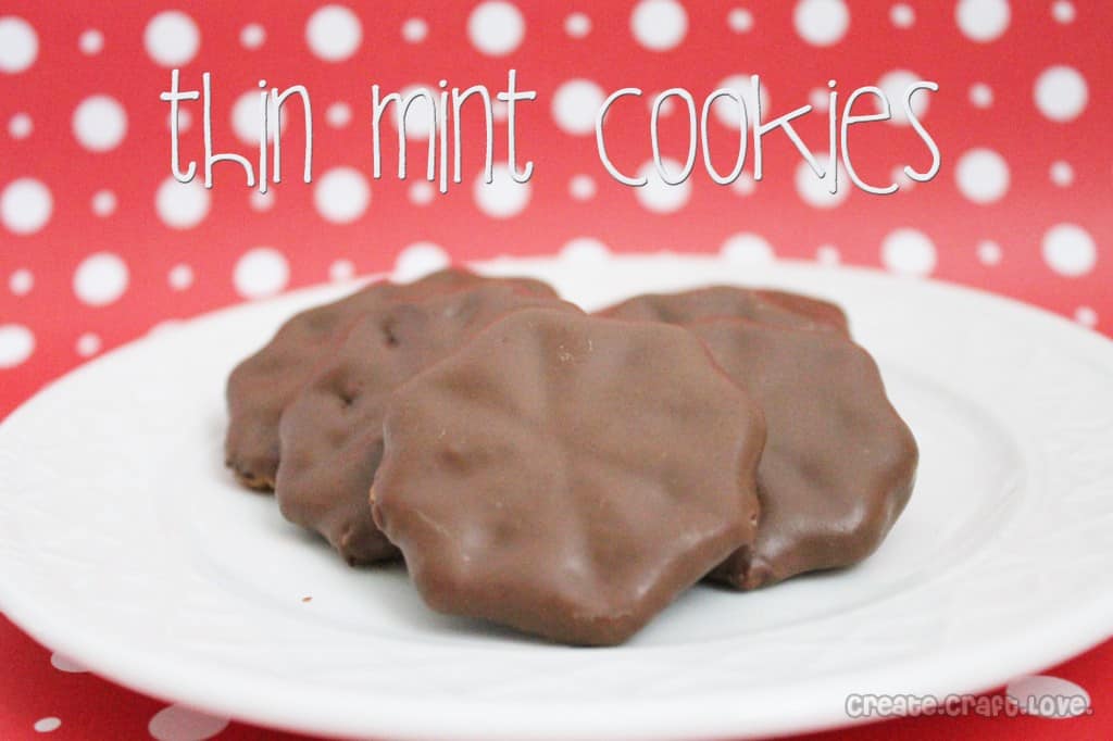 thin mint cookies