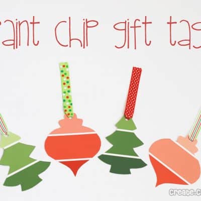 paint chip gift tags