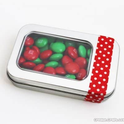 candy tin gift card holder