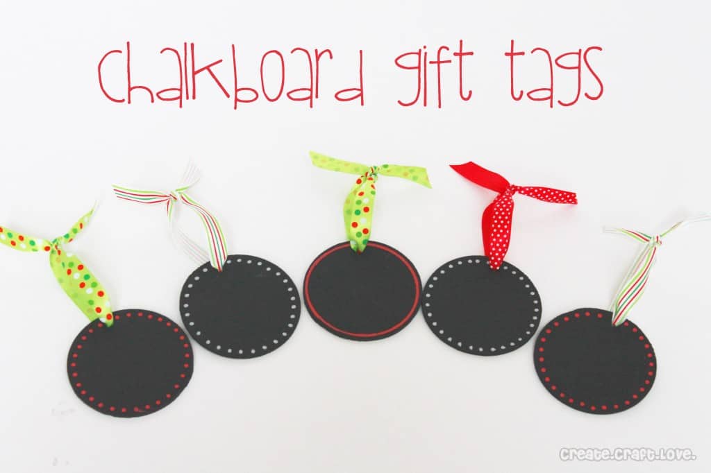 chalkboard gift tags