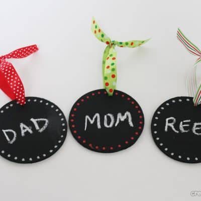 chalkboard gift tags