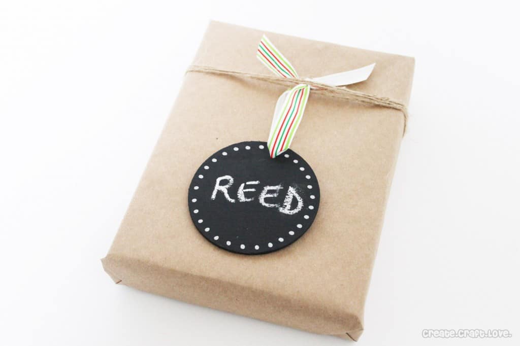 chalkboard gift tags