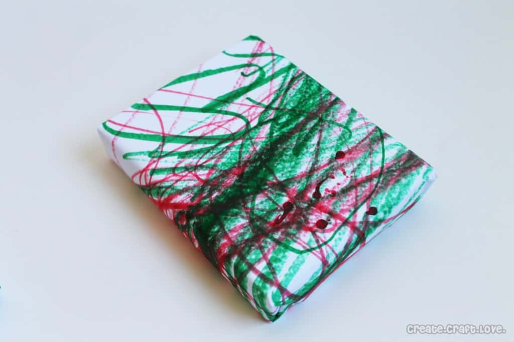 homemade wrapping paper