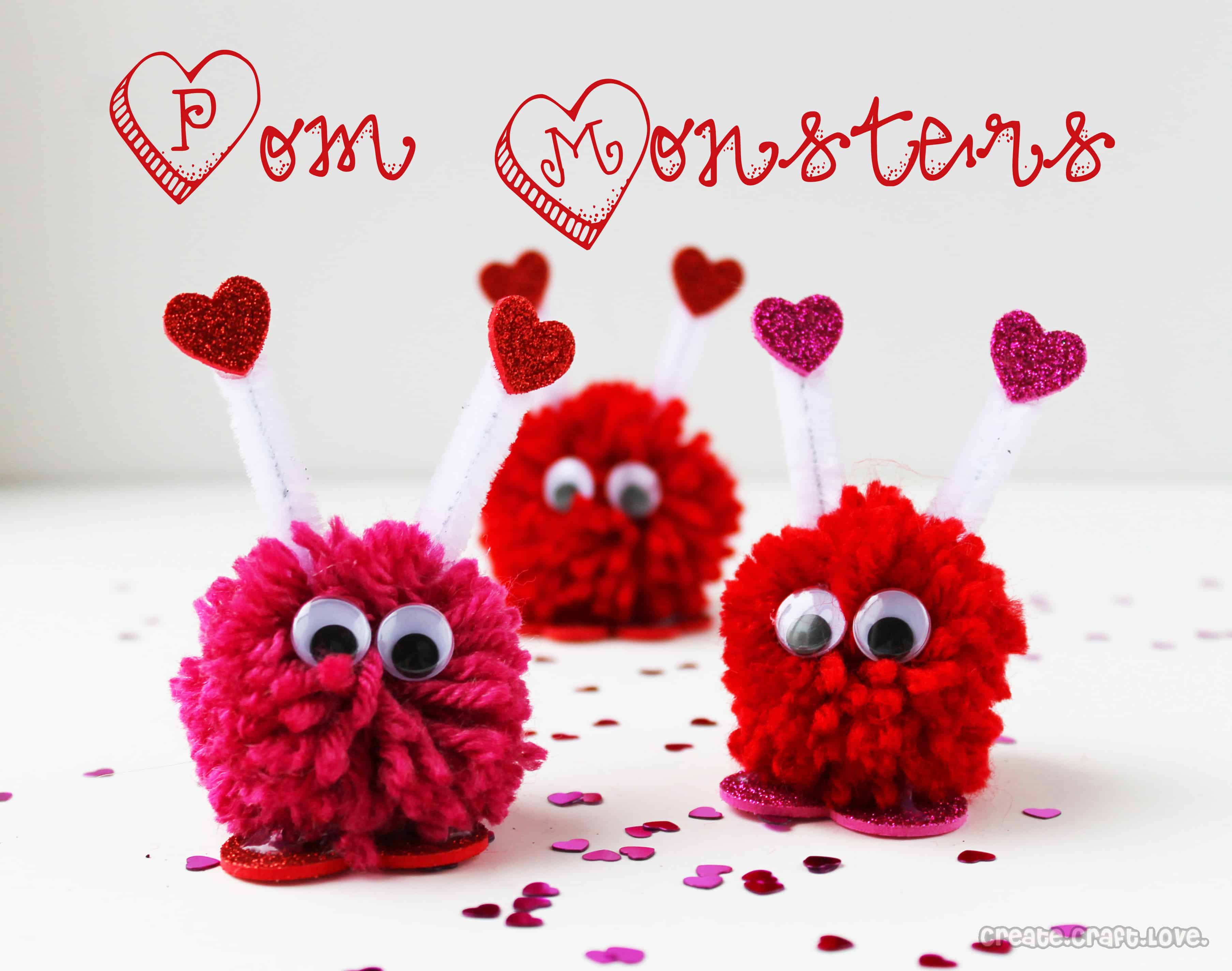 Måge Amorous Mus Valentine Pom Monsters