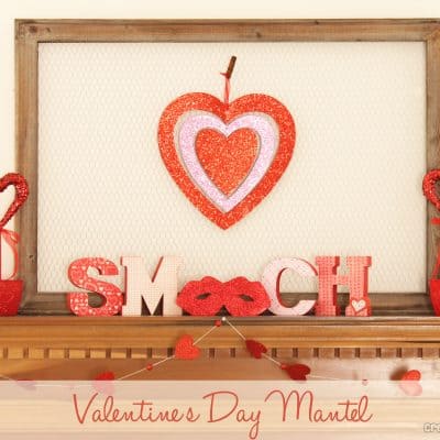 #Valentine #Mantel at createcraftlove.com