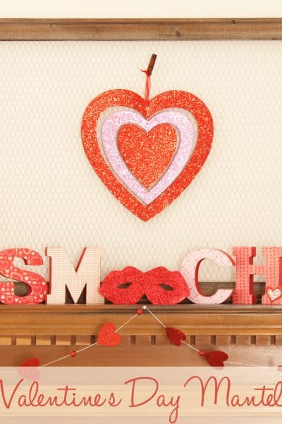 #Valentine #Mantel at createcraftlove.com