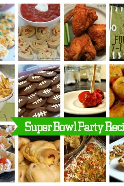 Super Bowl Party Recipes at createcraftlove.com #recipes #superbowl #football