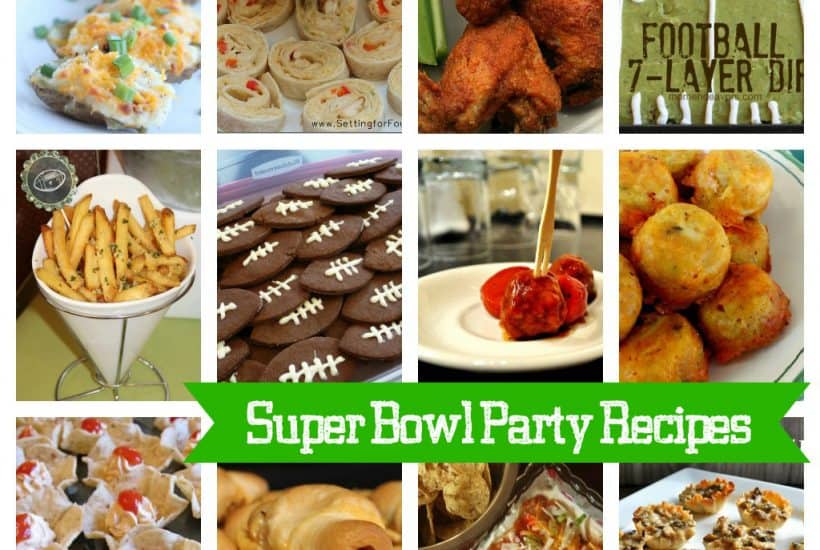 Super Bowl Party Recipes at createcraftlove.com #recipes #superbowl #football