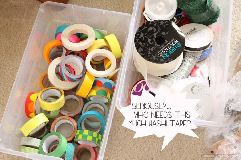 Craft Hoarders - how to organize your crafting space #organization