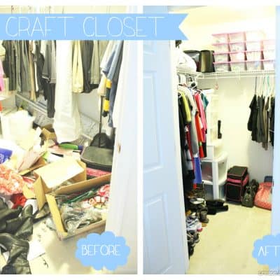 Craft Hoarders - how to organize your crafting space via createcraftlove.com #organization