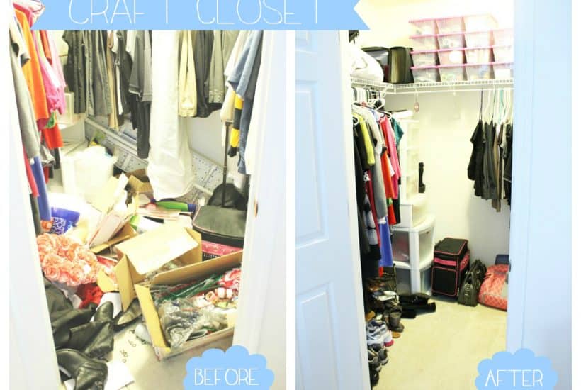 Craft Hoarders - how to organize your crafting space via createcraftlove.com #organization