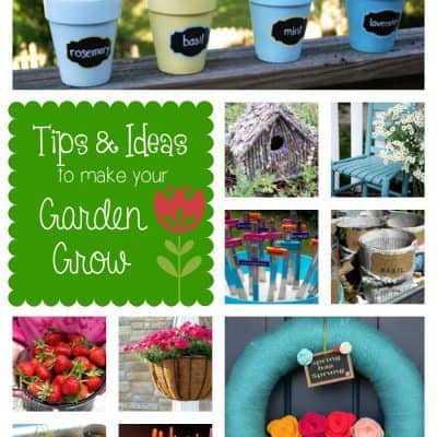 36 Tips and Ideas to Make Your Garden Grow via createcraftlove.com #gardening #gardeningDIY #gardeningcrafts