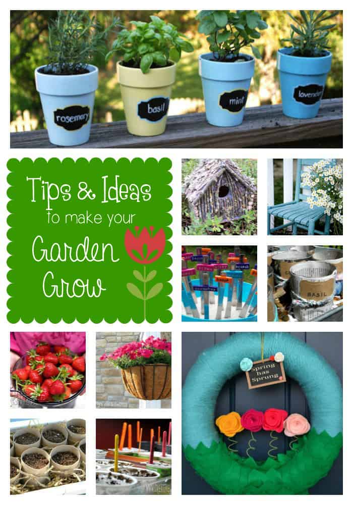 36 Tips and Ideas to Make Your Garden Grow via createcraftlove.com #gardening #gardeningDIY #gardeningcrafts