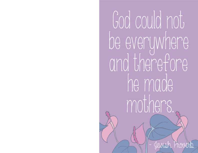 Mothers Day Printable and Card via createcraftlove.com #mothersday #printable #card