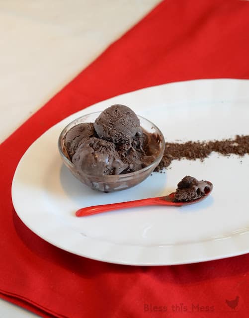 Dark chocolate homemade ice cream recipe1
