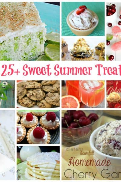25+ Sweet Summer Treats from createcraftlove.com #summer #recipes #desserts #features