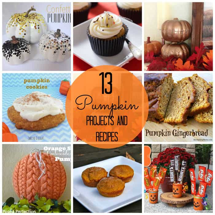 13 Pinterest Pleasing Pumpkin Recipes and Projects via createcraftlove.com #pumpkin #pumpkinrecipes #pumpkindecor #features