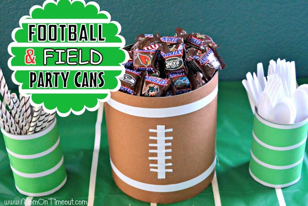 Football Field Party Cans