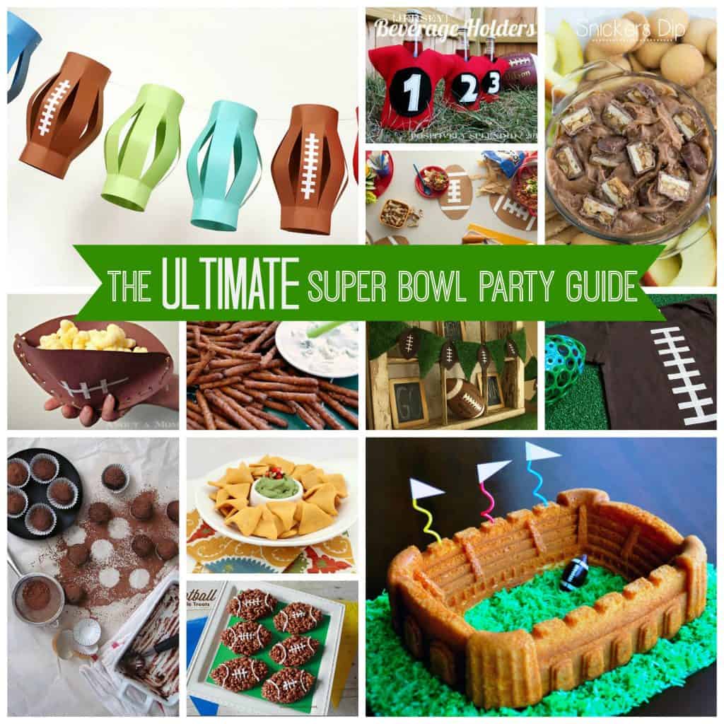 The Ultimate Super Bowl Party Guide from your favorite bloggers! via createcraftlove.com #superbowl #partyideas #recipes #desserts