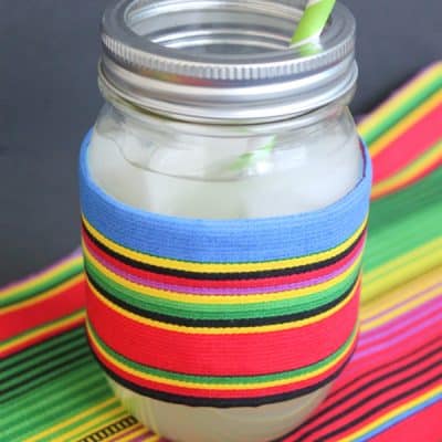 Create this Insulated Drink Sleeve in 10 minutes or less!! That includes sewing time! via createcraftlove.com