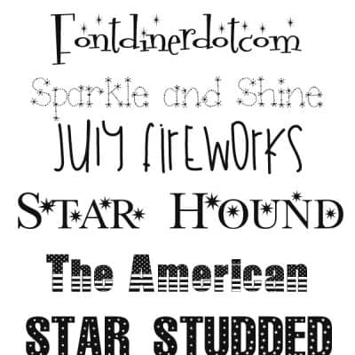 These are the BEST Patriotic Fonts you will find on the world wide web! www.createcraftlove.com