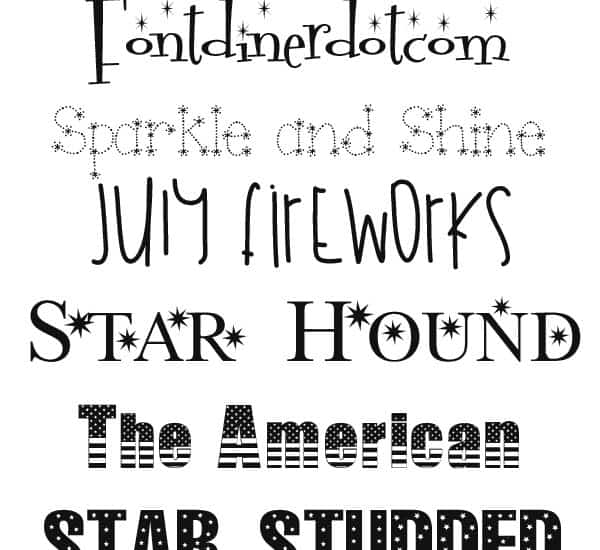 These are the BEST Patriotic Fonts you will find on the world wide web! www.createcraftlove.com