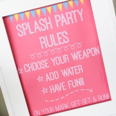 Create your own Splash Party for less than $20 with createcraftlove.com for 30 Handmade Days!